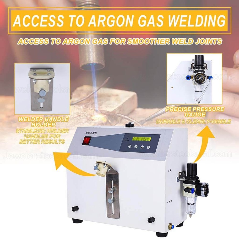 600W Jewelry Argon Arc Spot Welder Welding Machine for Restorations and Repair